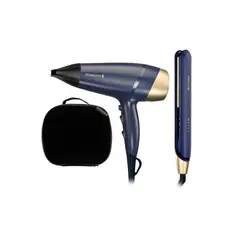 REMINGTON - Combo Secador + Alisador Sapphire Lux