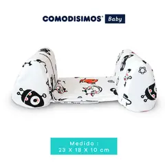 COMODISIMOS - Posicionador para Bebé Hipoalergénico Seguro y Ergonómico, Evita Plagiocefalia y Reflujo - Suave, Lavable y Ajustable 23 x 18 x 10 cm