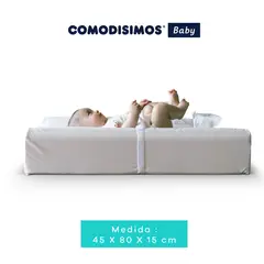 COMODISIMOS - Cambiador para Bebé con Tela Impermeable Funda Removible Facil de Limpiar 80 x 45 x 15 cm