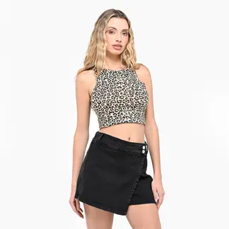 MOSSIMO - Falda short Maxi Mujer de Algodón