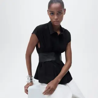 MANGO - Camisa Mujer Manga corta