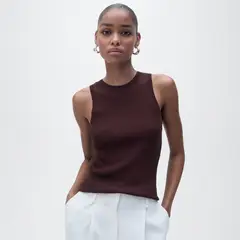 MANGO - Top esqueleto Mujer Sin mangas