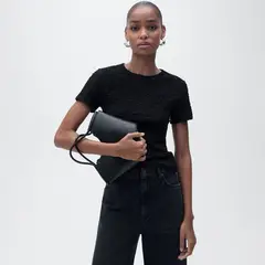 MANGO - Camiseta Mujer Manga corta de Algodón