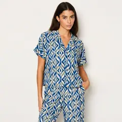 ETAM - Camiseta de pijama para Mujer Corto Manga corta de Algodón