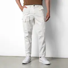 DENIMLAB - Pantalón cargo Hombre de Algodón
