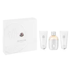 MONCLER - Set De Perfumería Mujer Eau De Parfum De 100 Ml, Gel De Ducha De 100 Ml Y Crema Corporal