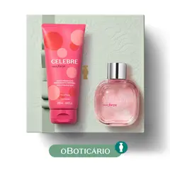 CELEBRE - Set De Perfumería Mujer Locion Hidratante Corporal Sua Forca 200 Ml - Edt 70/70 Femenina 100 Ml Exp