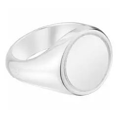TOUS - Anillo sello de plata 15 mm Basics