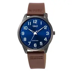 Q&Q - Reloj Hombre C32A-003PY . Reloj Cuero Marrón