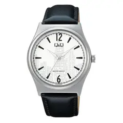 Q&Q - Reloj Hombre C68A-005PY . Reloj Cuero Negro