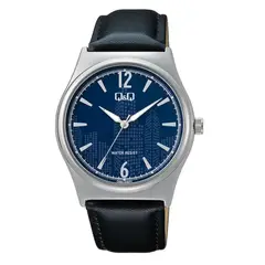 Q&Q - Reloj Hombre C68A-006PY . Reloj Cuero Negro