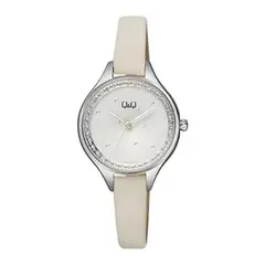 Q&Q - Reloj Mujer QB73J300Y . Reloj Cuero Beige