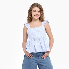 ELV - Top Niña de Rayas Algodón
