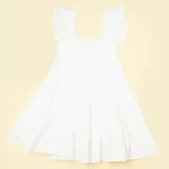 ELV - Vestido Niña con Boleros Algodón