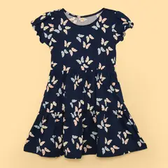 YAMP - Vestido Niña Manga corta Algodón