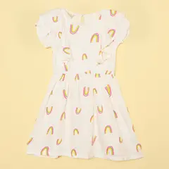 YAMP - Vestido Niña con Boleros Manga corta