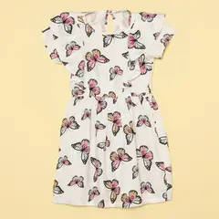 YAMP - Vestido Niña con Boleros Manga corta
