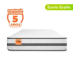 COLCHONES ROMANCE RELAX - Colchón Sencillo Firme Ortopédico Espumado Element 100 x 190 cm Romance Relax - 0% Interés a 3 o 6 Cuotas Pagando con tu CMR Banco Falabella