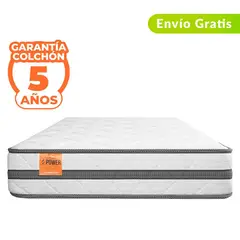 COLCHONES ROMANCE RELAX - Colchón Semidoble Firme Ortopédico Espumado Element 120 x 190 cm Romance Relax - 0% Interés a 3 Cuotas Pagando con tu CMR Banco Falabella