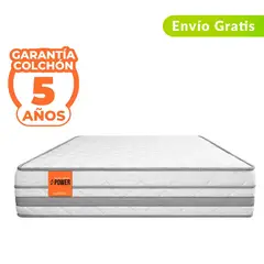 COLCHONES ROMANCE RELAX - Colchón Semidoble Firmeza Media Ortopédico Espumado Clásico 120 x 190 cm Romance Relax - 0% Interés a 3, 6 o 12 Cuotas Pagando con tu CMR Banco Falabella