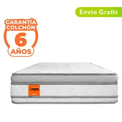 COLCHONES ROMANCE RELAX - Colchón Semidoble Firme Ortopédico con Pillow Espumado Clásico 120 x 190 cm Romance Relax - 0% Interés a 3, 6 o 12 Cuotas Pagando con tu CMR Banco Falabella
