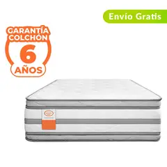 COLCHONES ROMANCE RELAX - Colchón Semidoble Firme Ortopédico Doble Cara Espumado Dinamic 120 x 190 cm Romance Relax - 0% Interés a 3, 6 o 12 Cuotas Pagando con tu CMR Banco Falabella