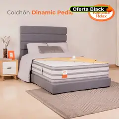 COLCHONES ROMANCE RELAX - Colchón Doble Firmeza Firme Ortopedico en Casata, con Doble Pillow Dinamic Pedic 140 x 190 Colchones Power