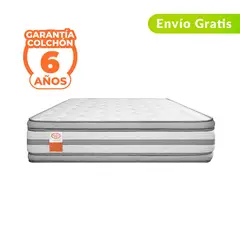 COLCHONES ROMANCE RELAX - Colchón Queen Firme Ortopédico Doble Cara Espumado Dinamic 160 x 190 cm Romance Relax - 0% Interés a 3, 6 o 12 Cuotas Pagando con tu CMR Banco Falabella