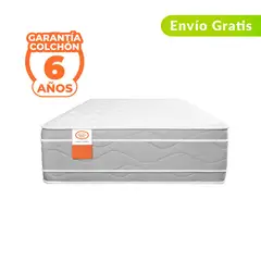 COLCHONES ROMANCE RELAX - Colchón Sencillo Firmeza Media Ortopédico Doble Cara Resortado Dinamic 100 x 190 cm Romance Relax - 0% Interés a 3 Cuotas Pagando con tu CMR Banco Falabella