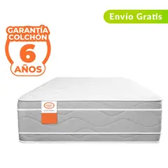 COLCHONES ROMANCE RELAX - Colchón Semidoble Firmeza Media Ortopédico Doble Cara Resortado Dinamic 120 x 190 cm Romance Relax - 0% Interés a 3, 6 o 12 Cuotas Pagando con tu CMR Banco Falabella