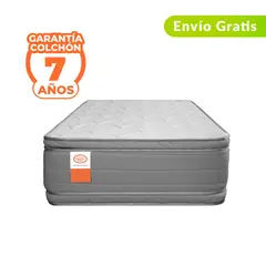 COLCHONES ROMANCE RELAX - Colchón Sencillo Firmeza Media Ortopédico Doble Cara Resortado Unic 100 x 190 cm Romance Relax - 0% Interés a 3, 6 o 12 Cuotas Pagando con tu CMR Banco Falabella