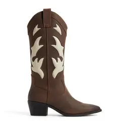 ALDO - Botas Mujer con tacón Cuadrado Nebraska Café