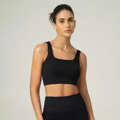 PUNTO BLANCO - Top deportivo Mujer Training Acanalado