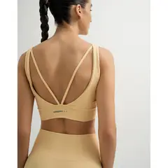 PUNTO BLANCO - Top deportivo Mujer Training Acanalado