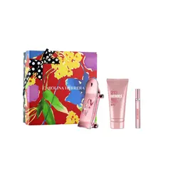 CAROLINA HERRERA - Set de Perfume Mujer Perfume 212 heroes for her EDP 80ml, loción corporal for her 100ml, Perfume 212 heroes for her EDP 10ml