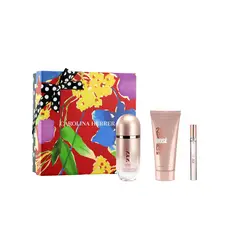 CAROLINA HERRERA - Set de Perfume Mujer Perfume 212 vip rosé Eau de parfum 80ml , loción corporal 100 ml , perfume 212 vip rosé Eau de parfum 10ml