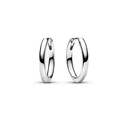 PANDORA - Aretes de Aro de 18 mm Moments para Charms Plata Esterlina