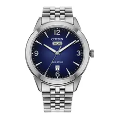 CITIZEN - Reloj Hombre Eco-Drive. Reloj Acero inoxidable Plateado AW0150-53L