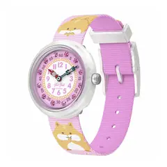 FLIK FLAK - Reloj Niña Cuddly Hamster. Reloj Plastico Rosado ZFBNP235