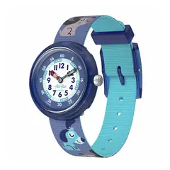 FLIK FLAK - Reloj Niño Cutie Puppy. Reloj Plastico Azul