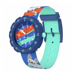 FLIK FLAK - Reloj Skating Frenchie. Reloj Plastico Azul ZFPSP075