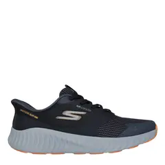SKECHERS - Tenis Slip Ins Hombre Running Go Run Now Starfuse Negro