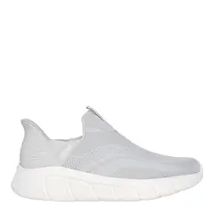 SKECHERS - Tenis Slip Ins Moda Bobs B Flex Scored Edge Hombre Blanco