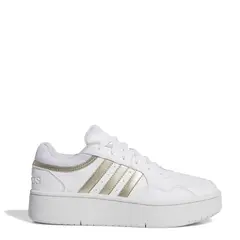ADIDAS - Tenis Moda Hoops 3.0 Bold Mujer Blanco