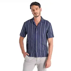 BASEMENT - Camisa Hombre Manga larga Recto