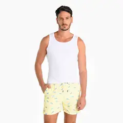 CASCAIS - Pantaloneta de baño Hombre Con Forro Cascais.