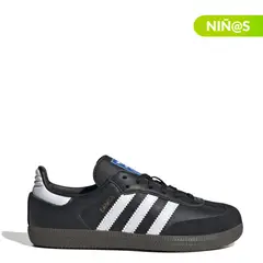 ADIDAS ORIGINALS - Tenis moda Samba OG Niño Negro