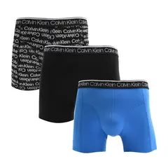 CALVIN KLEIN - Boxers Hombre Pack de 3 de Algodón