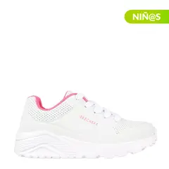 SKECHERS - Tenis moda Uno Lite Niño Blanco