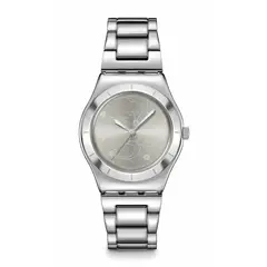 SWATCH - Reloj Unisex Petal Bliss. Reloj Acero Inoxidable Plateado YLS237G